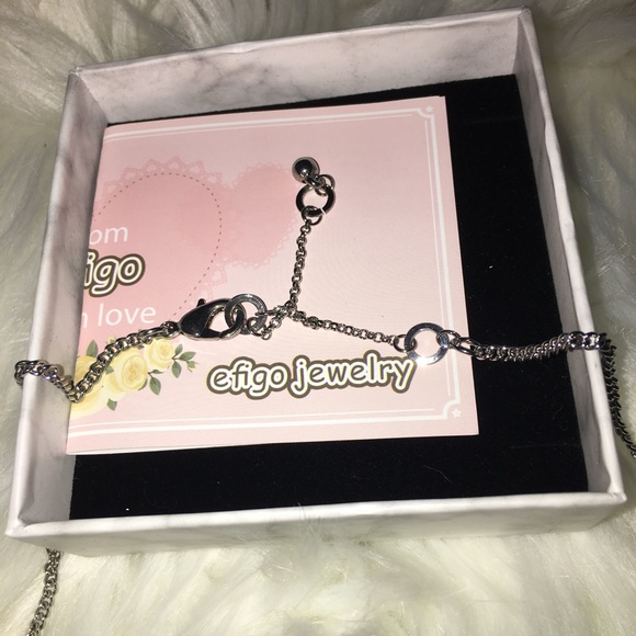 NWT!!! Efigo Colorful Statement Necklace - Picture 5 of 12